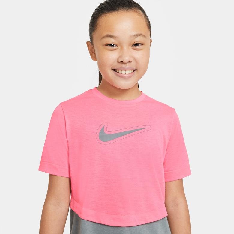 Nike Dry Trophy Top Çocuk Pembe-Gri T-Shirt