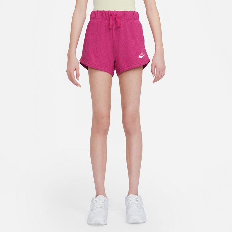 Nike Sportswear 4in Jersey Çocuk Pembe Şort