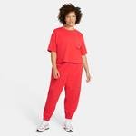Nike Sportswear Swoosh Büyük Beden Kadın Kırmızı T-Shirt
