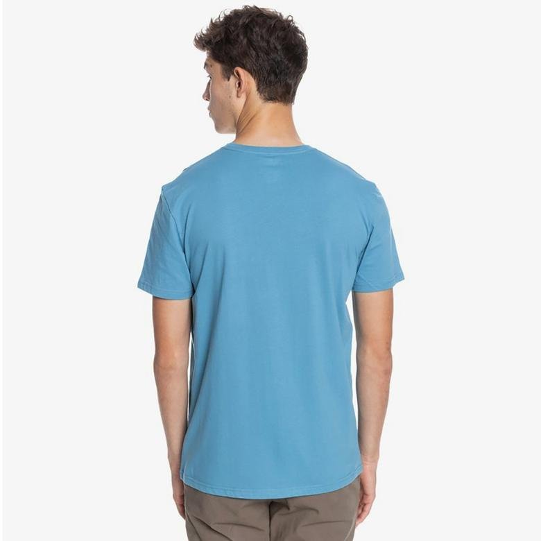 Quiksilver Wider Mile Erkek Mavi T-Shirt