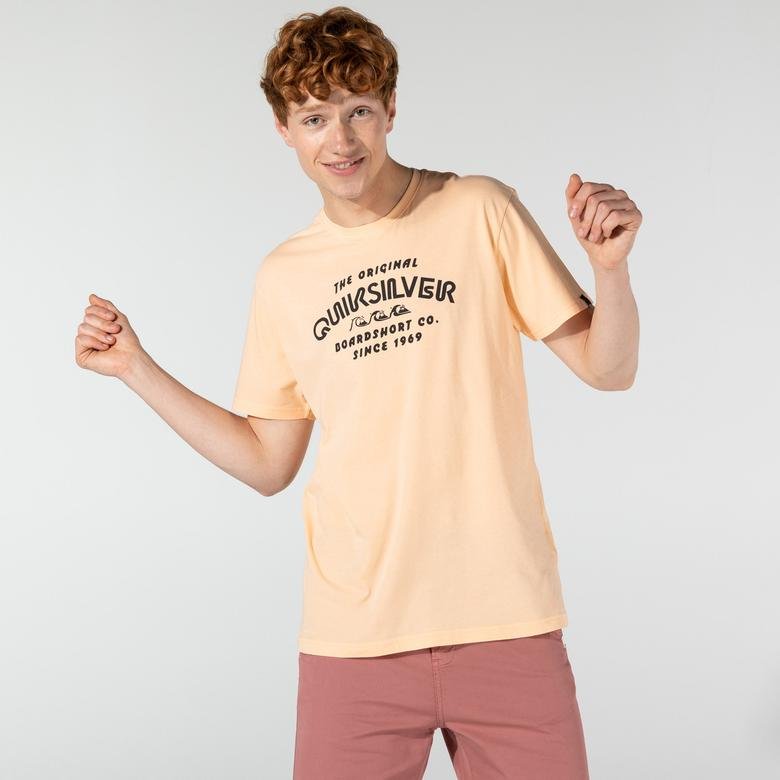Quiksilver Wider Mile Erkek Turuncu T-Shirt