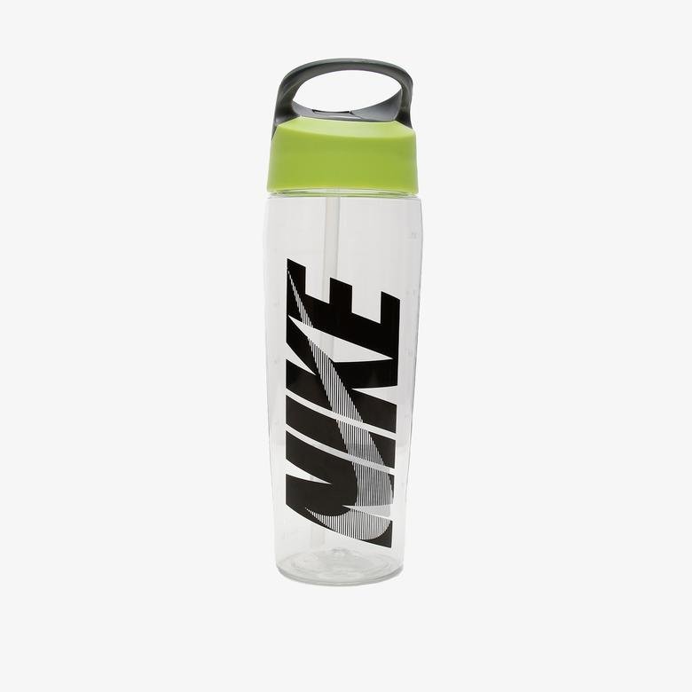 Nike Tr Hypercharge Straw Bottle Graphic 24 Oz Unisex Gri Suluk