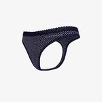 Tommy Hilfiger Print Kadın Mavi Tanga Külot