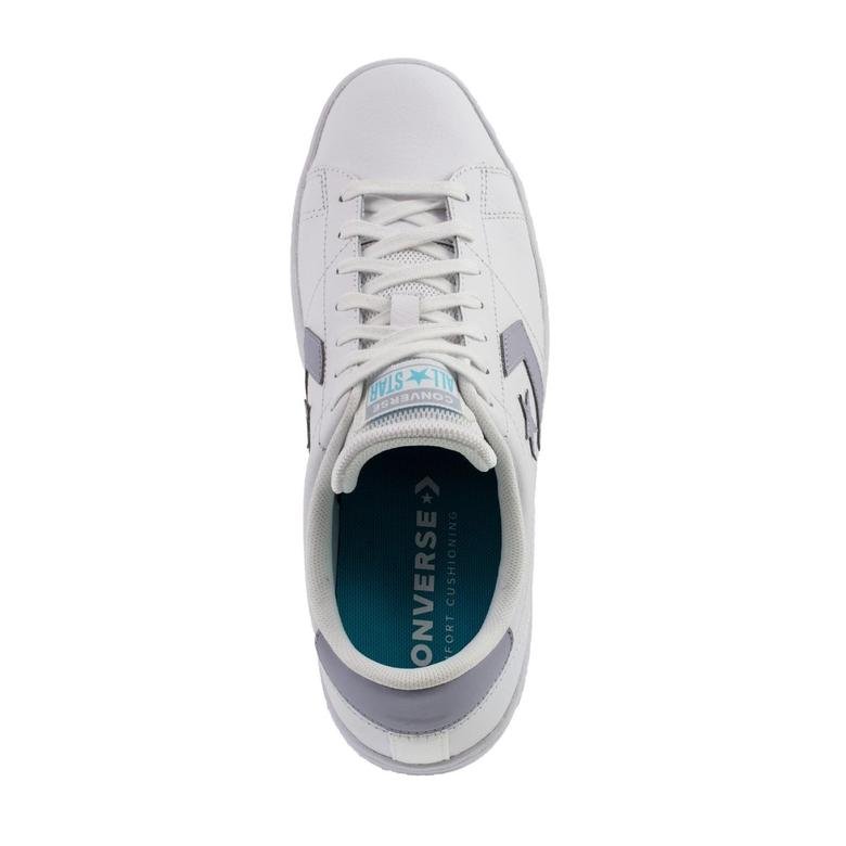 Converse All-Court Faux Leather Erkek Beyaz Sneaker
