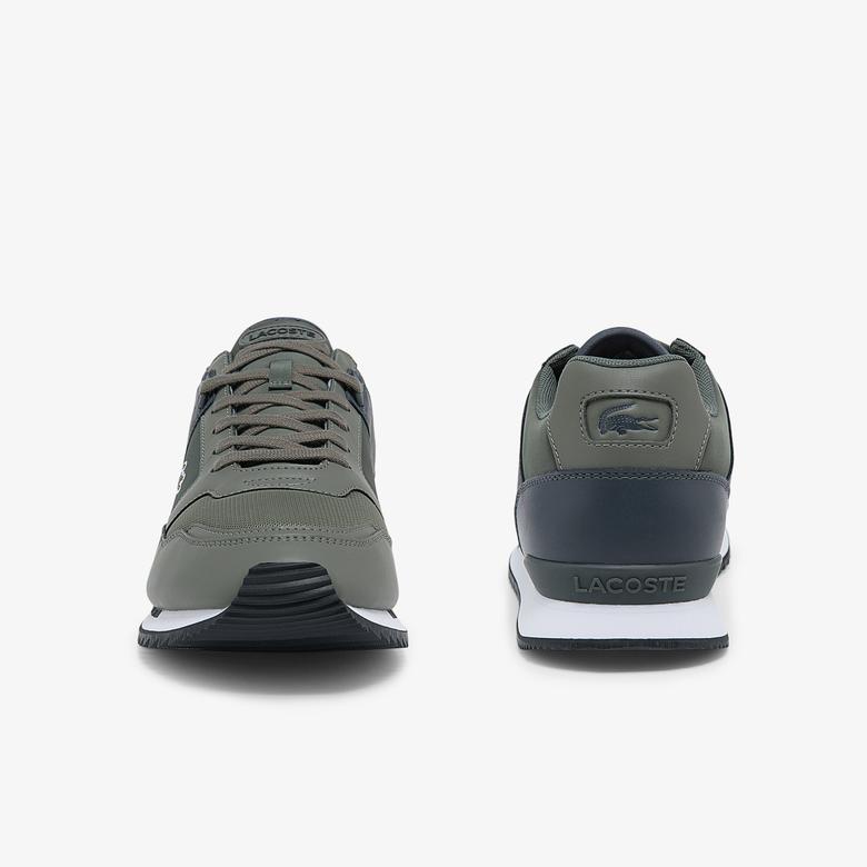 Lacoste Partner Piste Erkek Haki - Beyaz Spor Ayakkabı