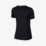 Nike Pro Top All Over Mesh Büyük Beden Kadın Siyah T-Shirt
