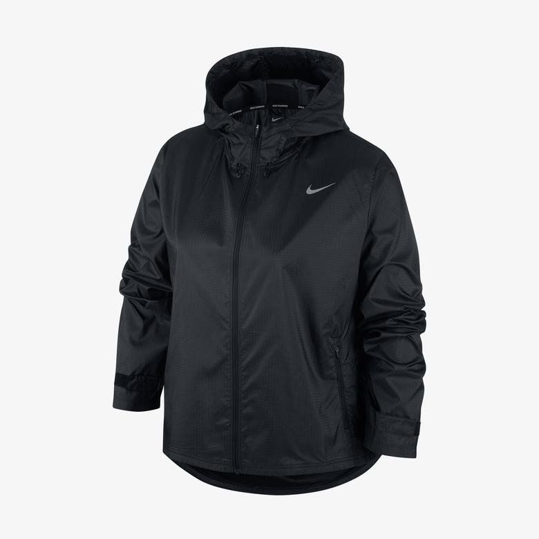 Nike Essential Büyük Beden Kadın Siyah Ceket