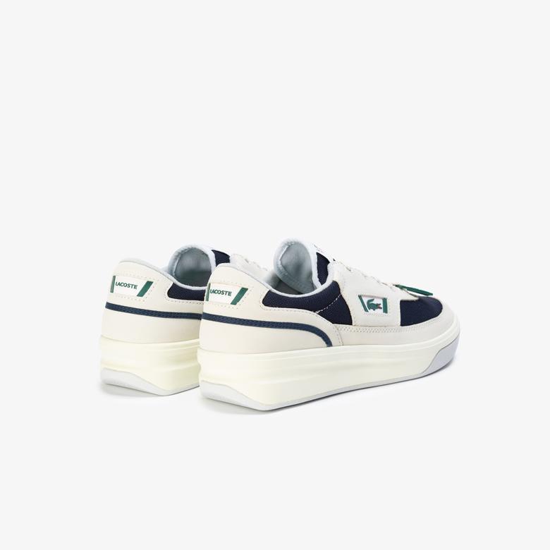 Lacoste G80 OG 120 1 SMA Erkek Beyaz - Koyu Mavi Spor Ayakkabı
