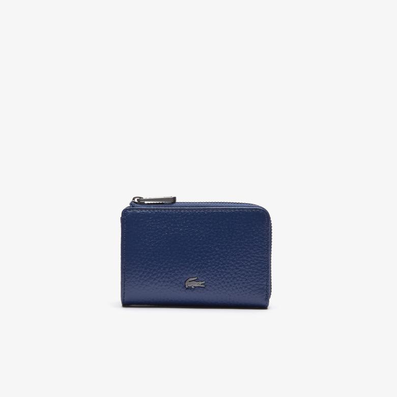 Lacoste Soft Mate Erkek Deri Mavi Cüzdan
