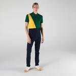 Lacoste Erkek Slim Fit Kısa Kollu Renk Bloklu Yeşil Polo