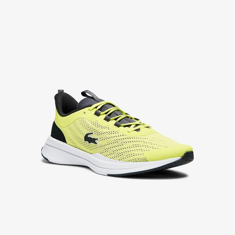 Lacoste Run Spin 0721 1 Sma Erkek Sarı - Beyaz Spor Ayakkabı