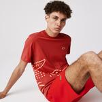 Lacoste Erkek Baskılı Kırmızı T-Shirt