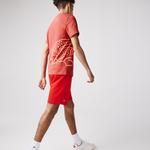 Lacoste Erkek Baskılı Kırmızı T-Shirt