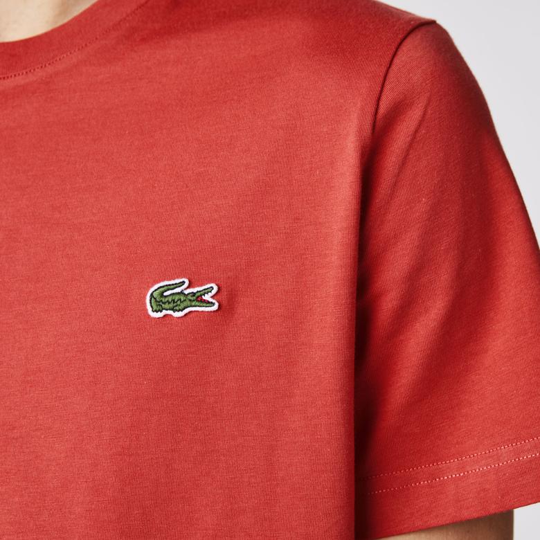 Lacoste Erkek Baskılı Kırmızı T-Shirt