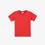 Lacoste Çocuk V Yaka Kırmızı T-Shirt