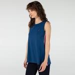 Nautica Kadın Mavi Kolsuz T-shirt