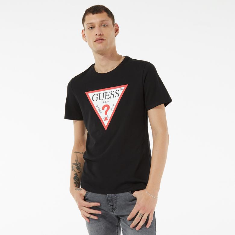 Guess Erkek Siyah T-shirt