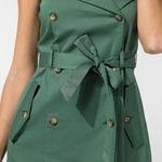 Nautica Kadın Yeşil Kolsuz Klasik Fit Elbise