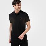 NAUTICA ERKEK SİYAH SLIM FIT KISA KOLLU POLO