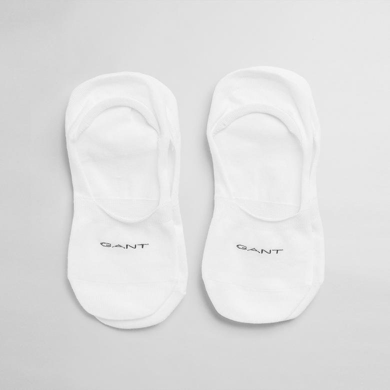 Gant Unisex Beyaz Logolu 2'li Çorap