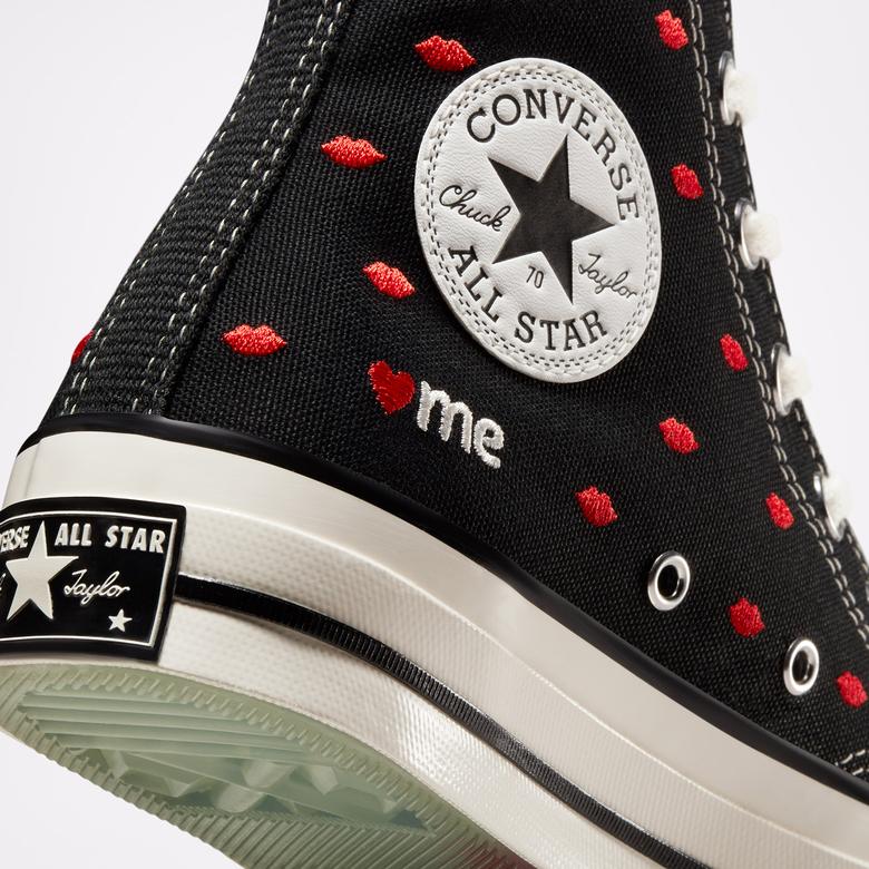 Converse Crafted With Love Chuck 70 Kadın Siyah Sneaker