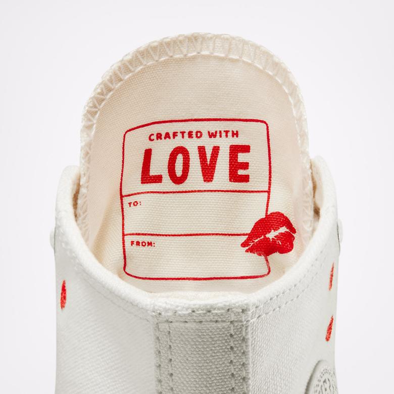 Converse Crafted With Love Chuck Taylor All Star Kadın Beyaz Platform Sneaker