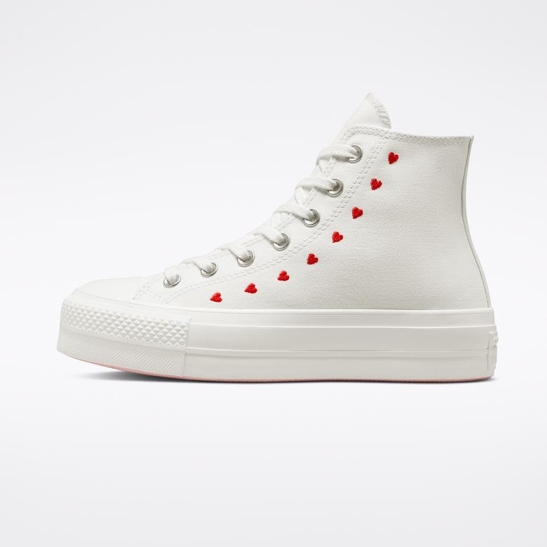 Converse Crafted With Love Chuck Taylor All Star Kadın Beyaz Platform Sneaker