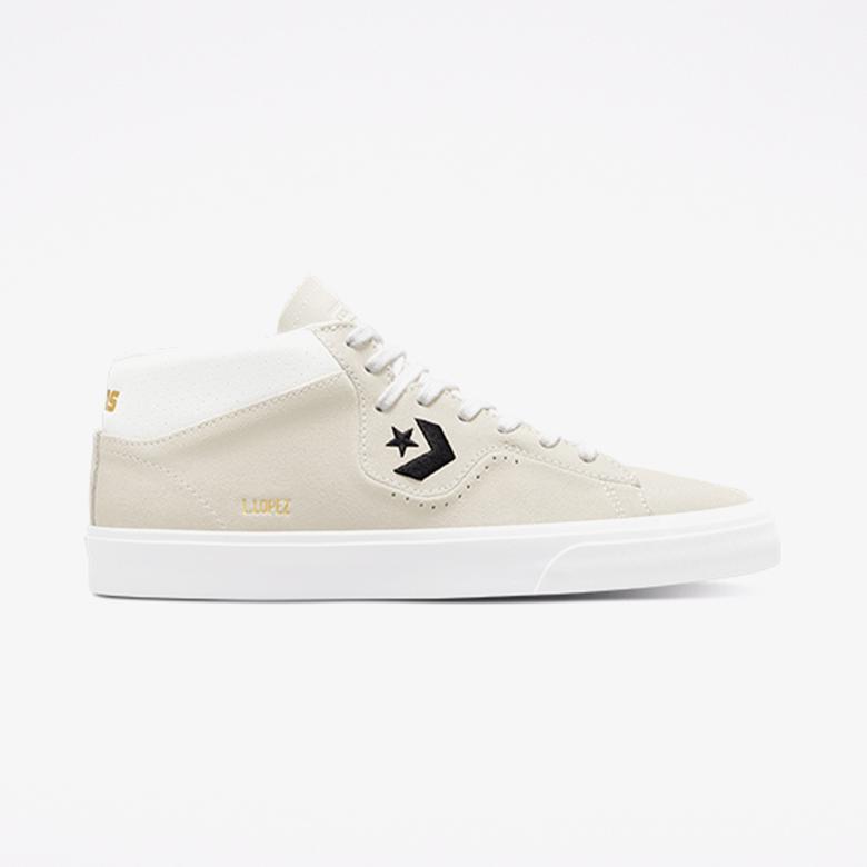 Converse Louie Lopez Pro Mid Erkek Krem Sneaker