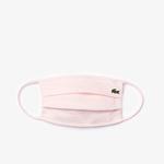 Lacoste Pamuklu Yıkanabilir Unisex Pembe Maske