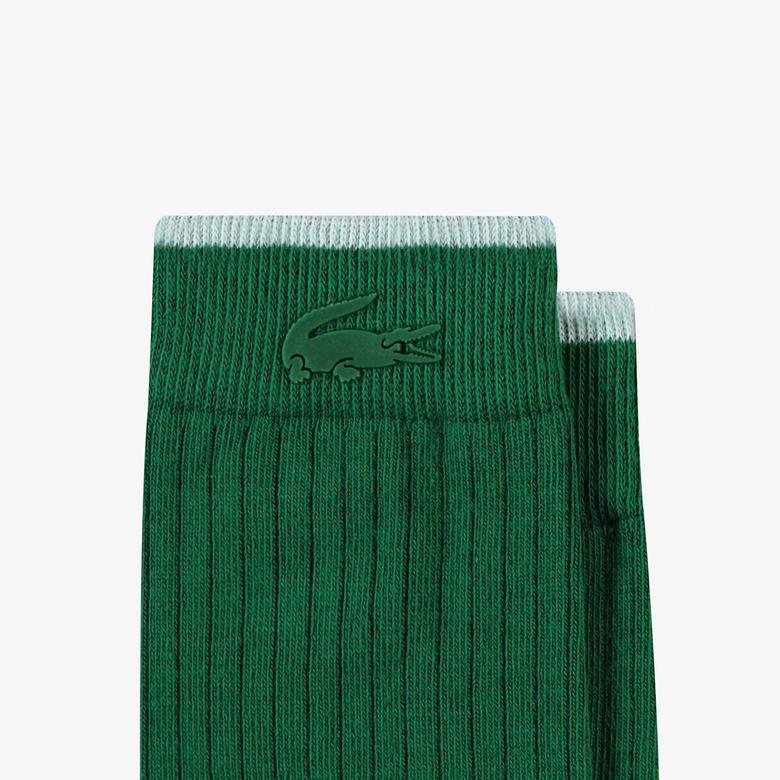 Lacoste Unisex Uzun Yeşil Çorap