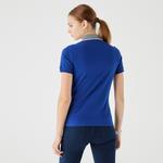 Lacoste Kadın Slim Fit Lacivert Polo