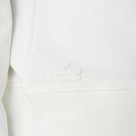 Lacoste Kadın Relaxed Fit Kapüşonlu Baskılı Beyaz Sweatshirt