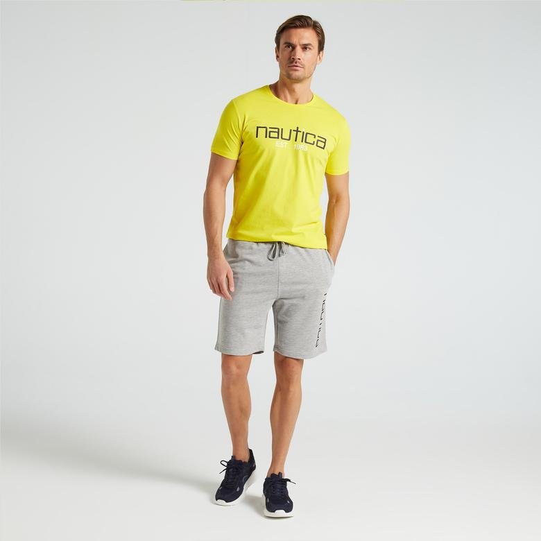 Nautica Standart Fit Erkek Sarı T-shirt