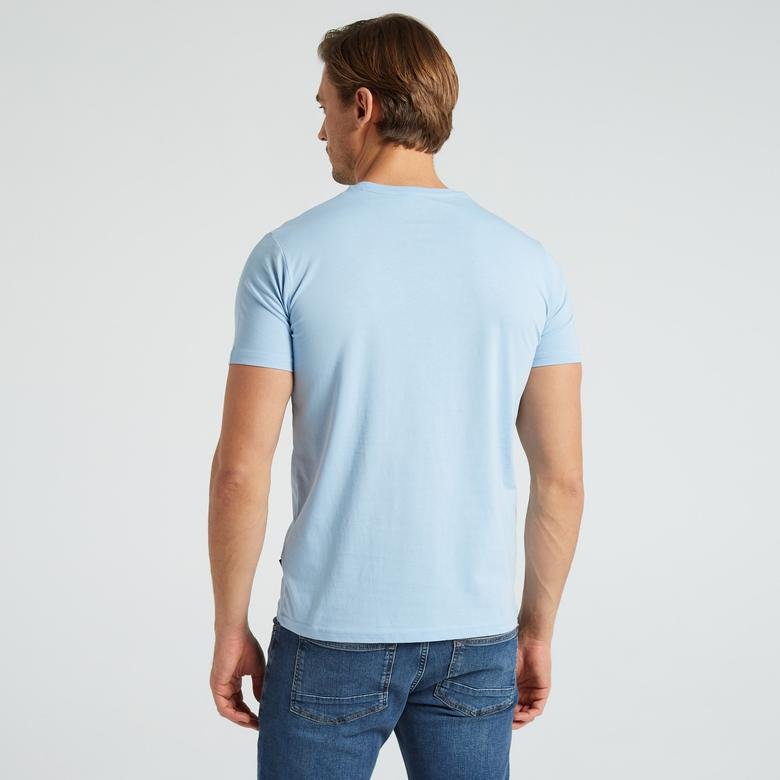 Nautica Standart Fit Erkek Mavi T-shirt