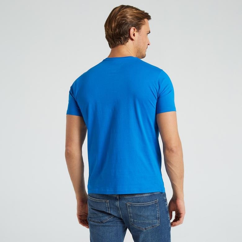 Nautica Standart Fit Erkek Mavi T-shirt