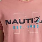 Nautica Standart Fit Erkek Pembe T-shirt