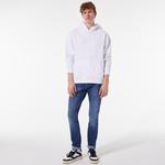 Guess Go Shawn Kit Logo Erkek Beyaz Kapüşonlu Sweatshirt
