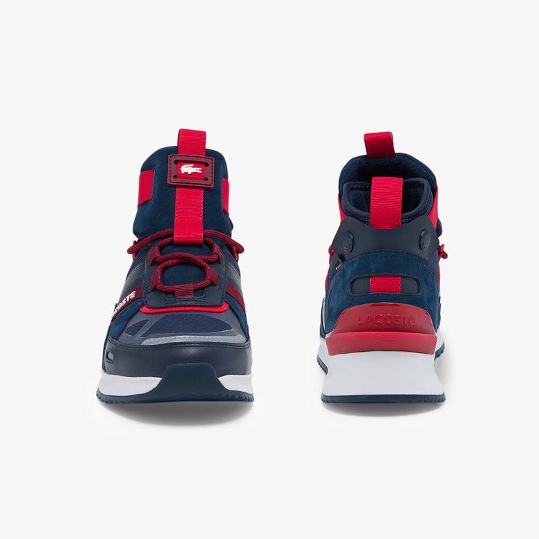 Lacoste Run Breaker Erkek Lacivert - Kırmızı Spor Ayakkabı