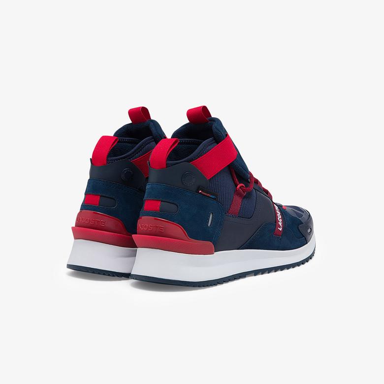 Lacoste Run Breaker Erkek Lacivert - Kırmızı Spor Ayakkabı