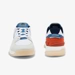 Lacoste T-Point Erkek Deri Beyaz - Mavi Spor Ayakkabı