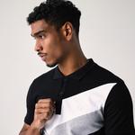 Lacoste Erkek Slim Fit Renk Bloklu Siyah Polo