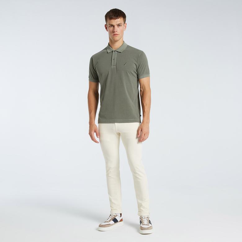 Nautica Erkek Yeşil Classic Fit Kısa Kollu Polo