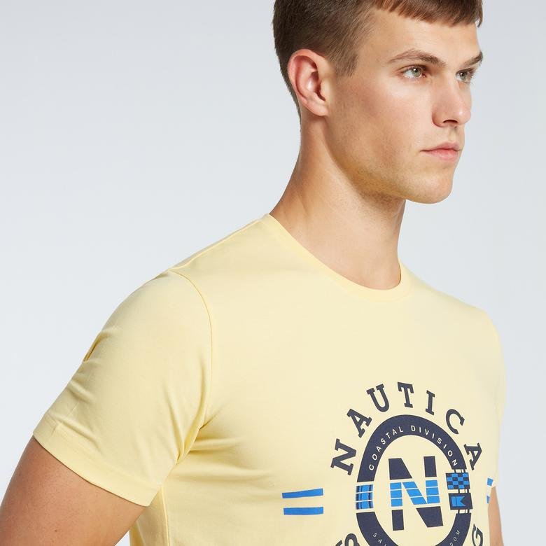 Nautica Standart Fit Erkek Sarı T-shirt