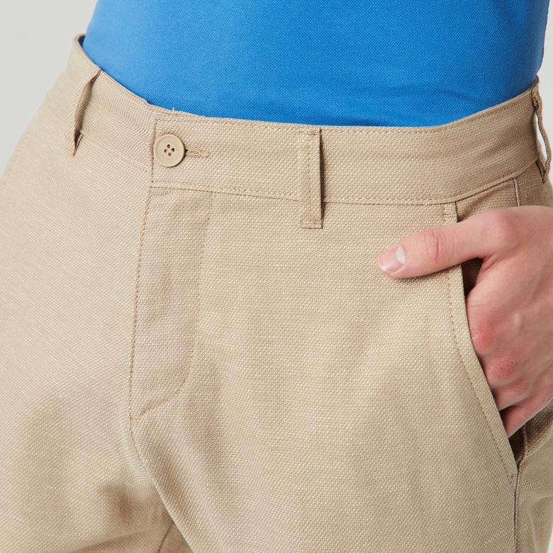 Lacoste Erkek Tapered Fit Bej Pantolon