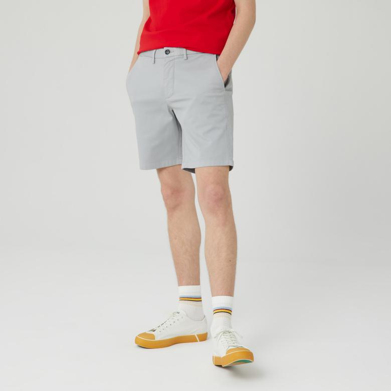 Lacoste Erkek Regular Fit Gri Bermuda