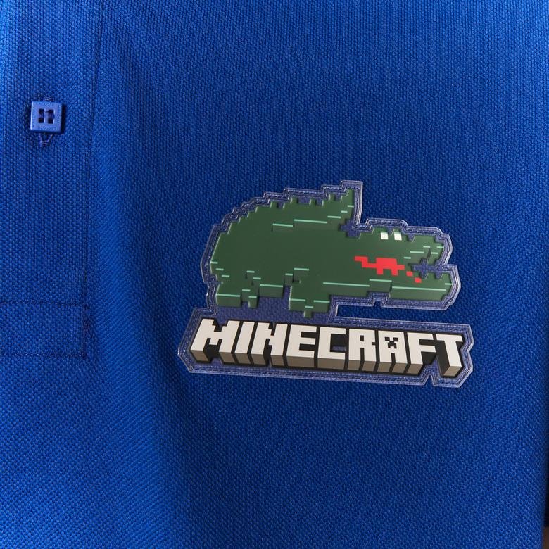 Lacoste x Minecraft PH5026 Men's Short-Sleeved Polo Shirt, Blue (Bdm), XXXL  : : Fashion
