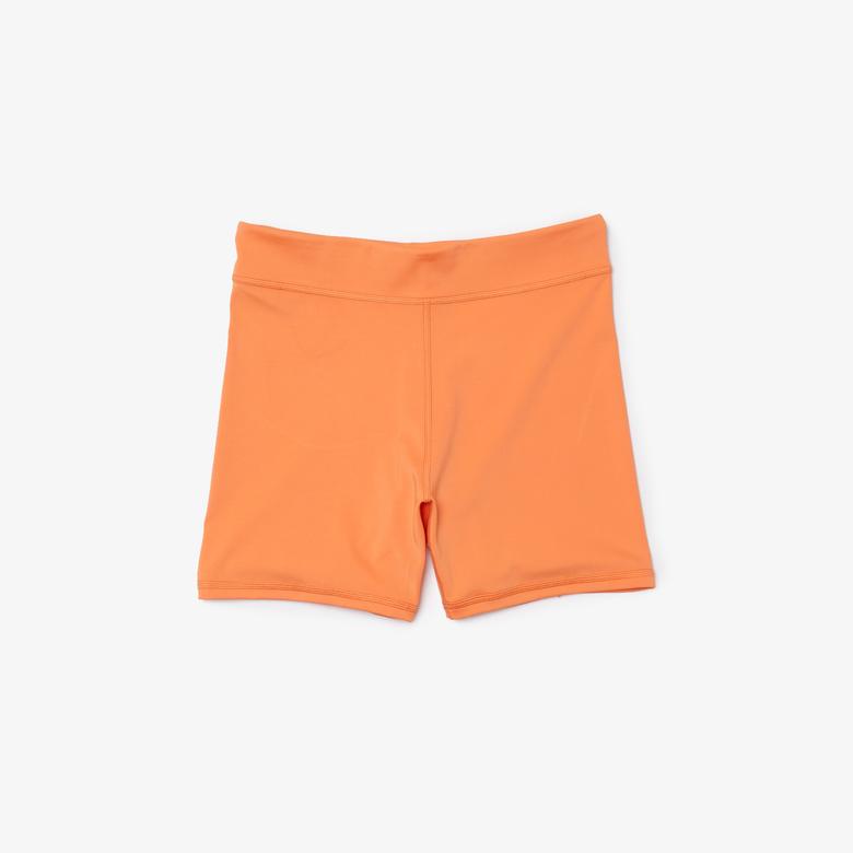 Lacoste Rolland Garros Kadın Slim Fit Kolsuz Bisiklet Yaka Lacivert Elbise