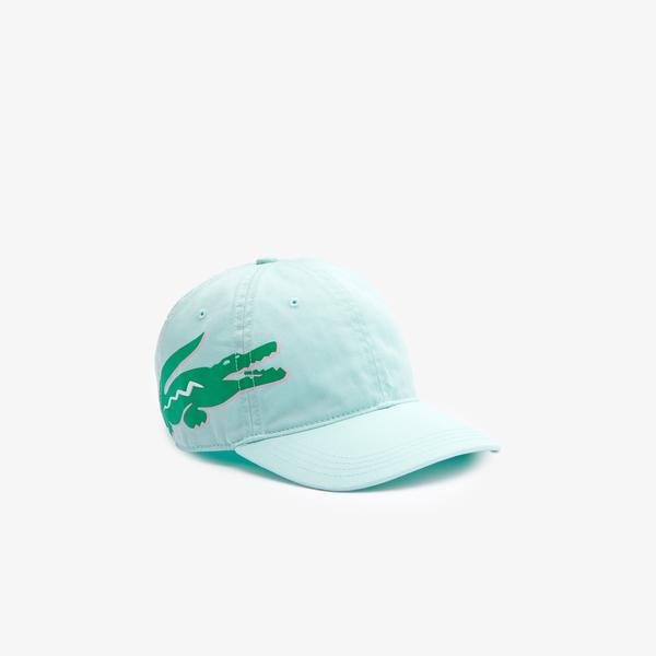 Lacoste Kadın Baskılı Açık Yeşil Şapka