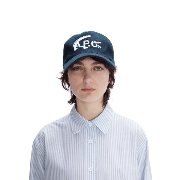 Lacoste X A.P.C Unisex Lacivert Şapka