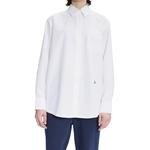 Lacoste X A.P.C Kadın Relaxed Fit Beyaz Gömlek